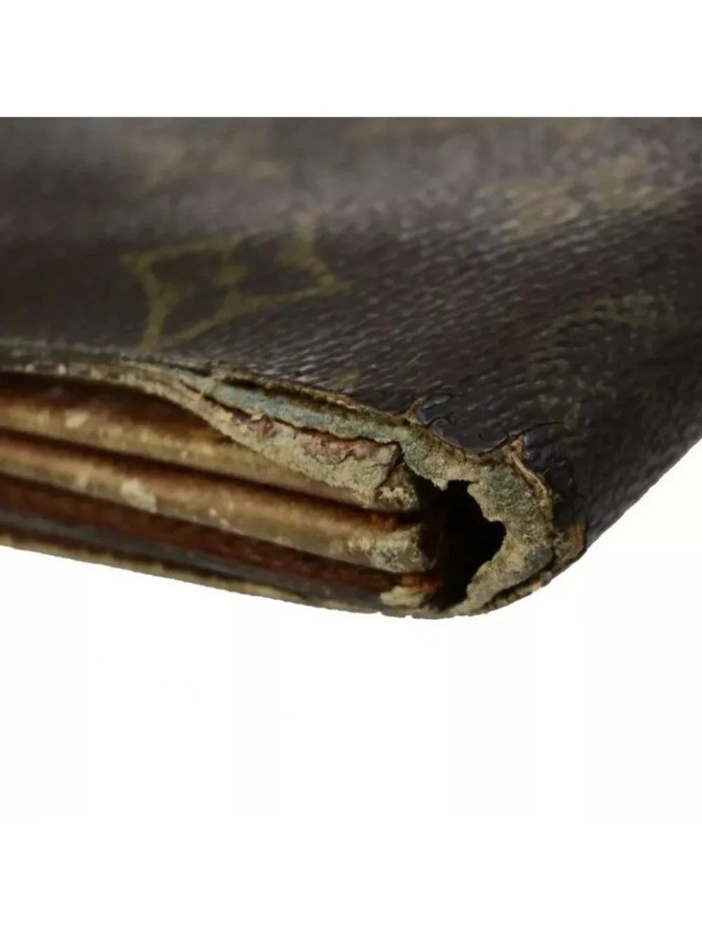 Louis Vuitton Long Wallet Monogram 3 Set Bifold 66 Bs078 - Picture 3 of 10